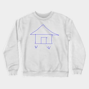 BLUE SIMPLE HOUSE Crewneck Sweatshirt